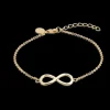 XENOX Armbänder^INFINITY Armband 925/- Sterlingsilber, rhodiniert