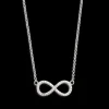 XENOX Halsketten^INFINITY Halskette 925/- Sterlingsilber, rhodiniert silberfarben