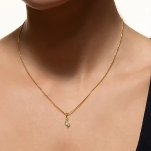 XENOX Charms^KAKTUS Charm 925/- Sterlingsilber, 18k Vergoldung goldfarben