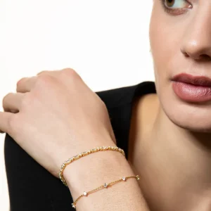 XENOX Armbänder^KRAPPE Armband 925/- Sterlingsilber, rhodiniert