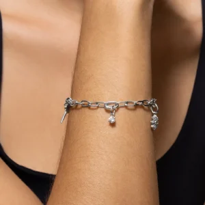 XENOX Charms^KRAPPE Charm 925/- Sterlingsilber, rhodiniert