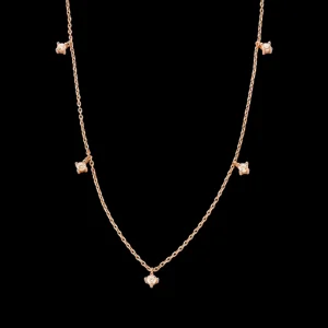 XENOX Halsketten^KRAPPE Halskette 925/- Sterlingsilber, rhodiniert