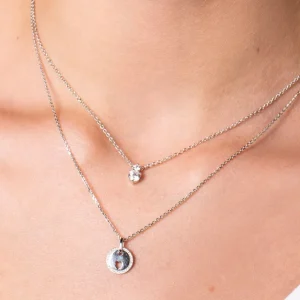 XENOX Halsketten^KRAPPE Halskette 925/- Sterlingsilber, rhodiniert