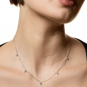 XENOX Halsketten^KRAPPE Halskette 925/- Sterlingsilber, rhodiniert