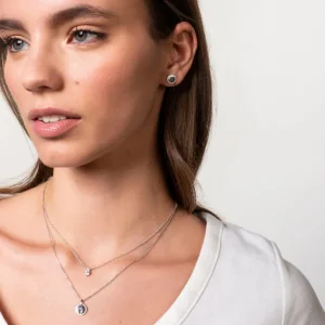 XENOX Halsketten^KRAPPE Halskette 925/- Sterlingsilber, rhodiniert