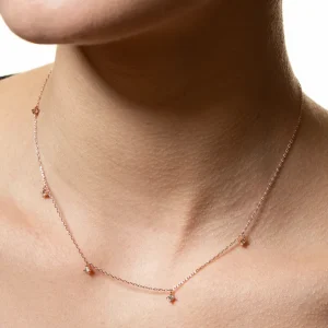 XENOX Halsketten^KRAPPE Halskette 925/- Sterlingsilber, rhodiniert