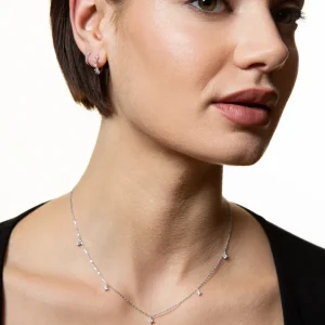 XENOX Halsketten^KRAPPE Halskette 925/- Sterlingsilber, rhodiniert