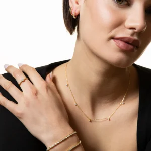 XENOX Halsketten^KRAPPE Halskette 925/- Sterlingsilber, rhodiniert