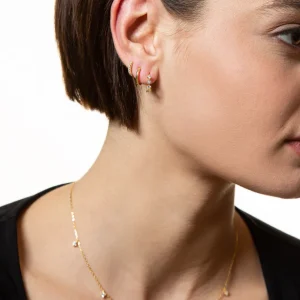 XENOX Ohrringe^KRAPPE Ohrringe 925/- Sterlingsilber, rhodiniert