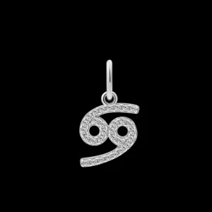 XENOX Charms^KREBS Charm 925/- Sterlingsilber, 18k Vergoldung