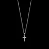 XENOX Halsketten^KREUZ Halskette 925/- Sterlingsilber, rhodiniert silberfarben