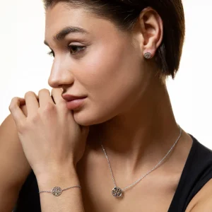 XENOX Armbänder^LEBENSBAUM Armband 925/- Sterlingsilber, rhodiniert