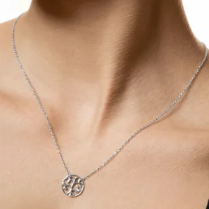 XENOX Halsketten^LEBENSBAUM Halskette 925/- Sterlingsilber, rhodiniert