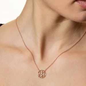 XENOX Halsketten^LEBENSBAUM Halskette 925/- Sterlingsilber, rhodiniert