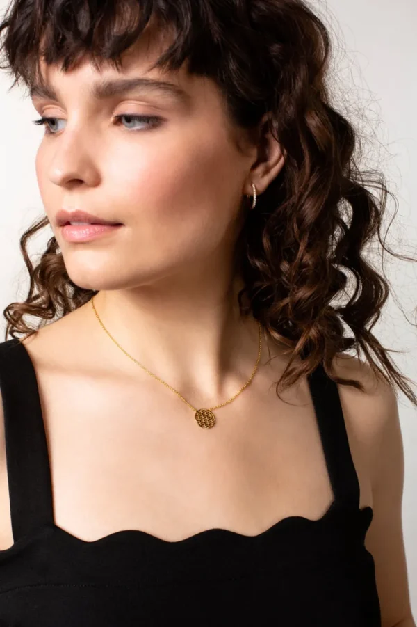 XENOX Halsketten^LEBENSBLUME Halskette 925/- Sterlingsilber, rhodiniert