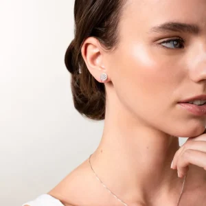 XENOX Ohrringe^LEBENSBLUME Ohrringe 925/- Sterlingsilber, rhodiniert