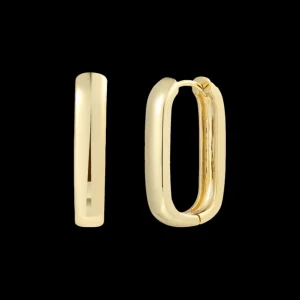 XENOX Ohrringe^LINK MEDIUM Creolen 925/- Sterlingsilber, rhodiniert