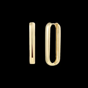 XENOX Ohrringe^LINK MEGA Creolen 925/- Sterlingsilber, rhodiniert