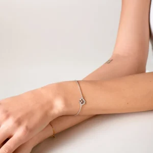 XENOX Armbänder^LOVE STORY Armband 925/- Sterlingsilber, 18k Vergoldung goldfarben