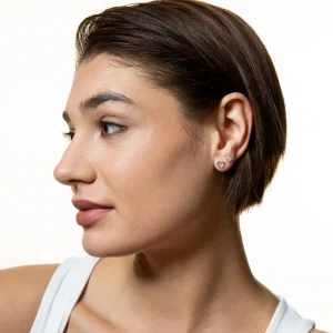 XENOX Ohrringe^LOVE STORY Ohrringe 925/- Sterlingsilber, rhodiniert silberfarben