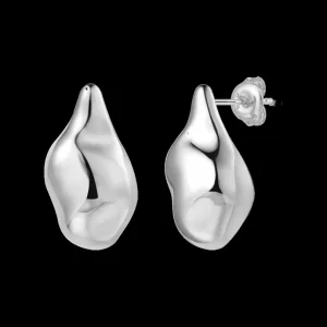 XENOX Ohrringe^MELT Ohrringe 925/- Sterlingsilber, rhodiniert