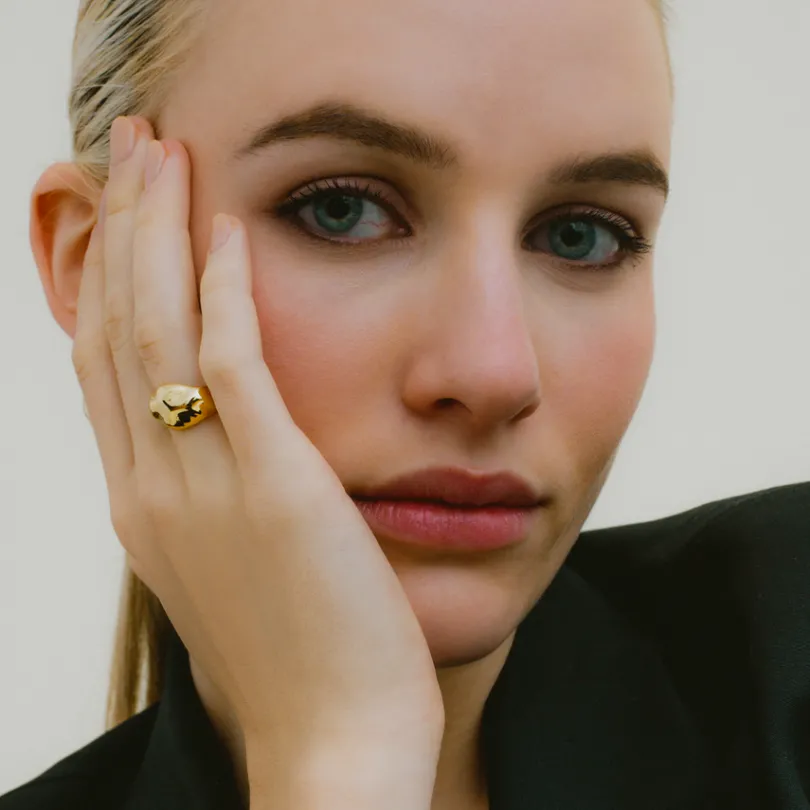 melt_ring__sterlingsilber_3.webp XENOX Ringe^MELT Ring 925/- Sterlingsilber, rhodiniert