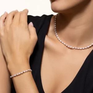 XENOX Armbänder^OCEAN Armband 925/- Sterlingsilber, rhodiniert silberfarben