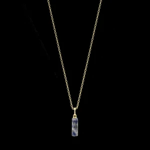 XENOX Halsketten^OCEAN Halskette 925/- Sterlingsilber, 18k Vergoldung goldfarben