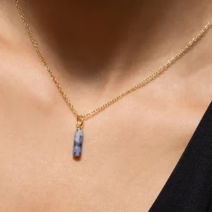 XENOX Halsketten^OCEAN Halskette 925/- Sterlingsilber, 18k Vergoldung goldfarben