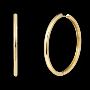 XENOX Ohrringe^OVAL Creolen 925/- Sterlingsilber, rhodiniert