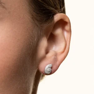 XENOX Ohrringe^PACIFIC TREASURES Ohrringe 925/- Sterlingsilber, rhodiniert