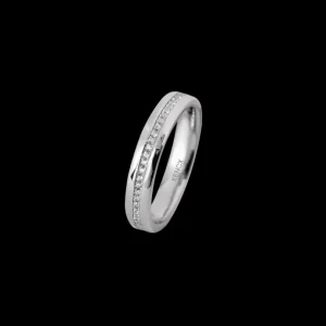 XENOX Partnerringe | Ringe^Partnerring aus 925/- Sterlingsilber mit Zirkonia-Steinen, rhodiniert silberfarben