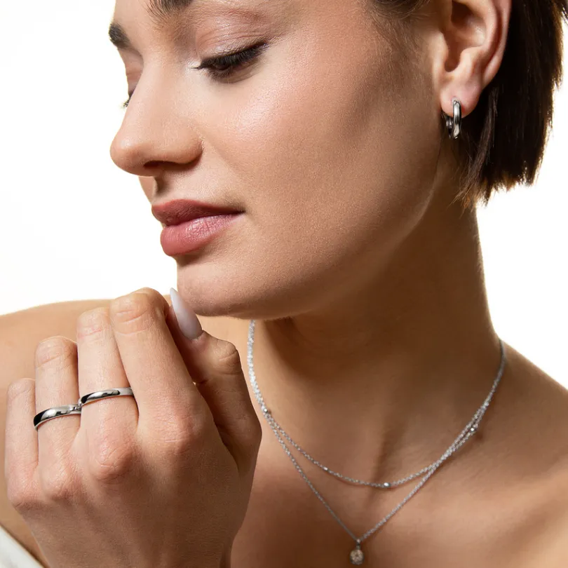 partnerring_aus__sterling_2-2.webp XENOX Partnerringe | Ringe^Partnerring aus 925/- Sterlingsilber, rhodiniert silberfarben