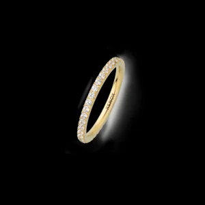 XENOX Partnerringe | Ringe^Partnerring aus Edelstahl mit Zirkonia-Steinen