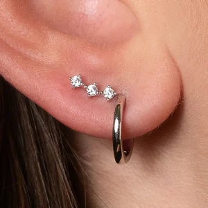 XENOX Piercings^PIERCING 925/- Sterlingsilber, rhodiniert