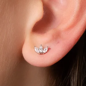 XENOX Piercings^PIERCING 925/- Sterlingsilber, rhodiniert