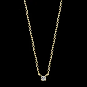 XENOX Halsketten^PURE ESSENTIALS Halskette 925/- Sterlingsilber, rhodiniert