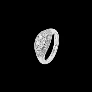 XENOX Ringe^RADIANT Ring 925/- Sterlingsilber, rhodiniert silberfarben
