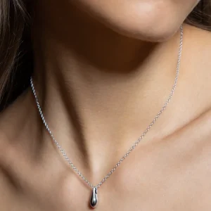 XENOX Halsketten^RAIN Halskette 925/- Sterlingsilber, rhodiniert