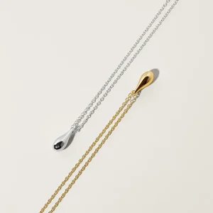 XENOX Halsketten^RAIN Halskette 925/- Sterlingsilber, rhodiniert