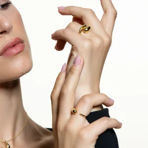 XENOX Ringe^RAIN Ring 925/- Sterlingsilber, rhodiniert