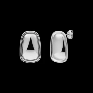 XENOX Ohrringe^ROME Ohrringe aus Edelstahl, silberfarben beschichtet