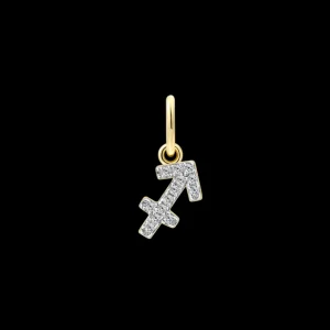 XENOX Charms^SCHÜTZE Charm 925/- Sterlingsilber, 18k Vergoldung