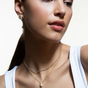 XENOX Halsketten^SERPENTINE Halskette 925/- Sterlingsilber, rhodiniert