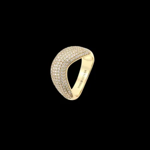 XENOX Ringe^SERPENTINE Ring 925/- Sterlingsilber, rhodiniert