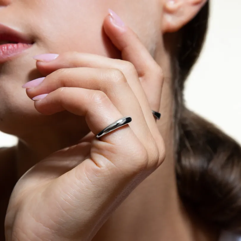 serpentine_ring__sterling_2.webp XENOX Ringe^SERPENTINE Ring 925/- Sterlingsilber, rhodiniert