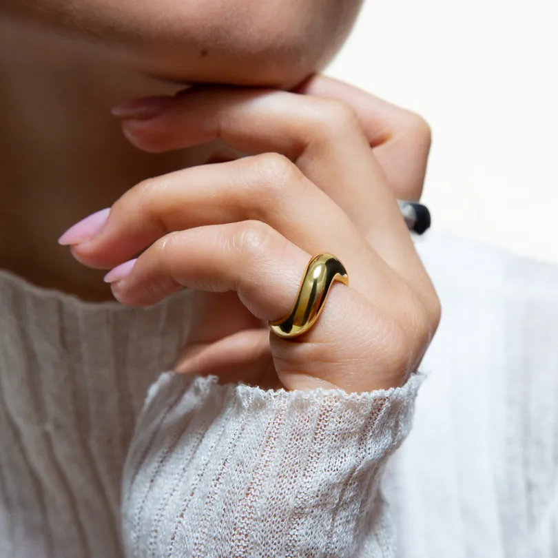 serpentine_ring__sterling_3-1.webp XENOX Ringe^SERPENTINE Ring 925/- Sterlingsilber, rhodiniert