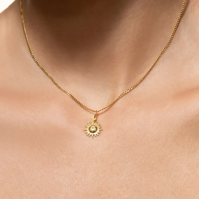 sonne_charm__sterlingsilb_3.webp XENOX Charms^SONNE Charm 925/- Sterlingsilber, rhodiniert