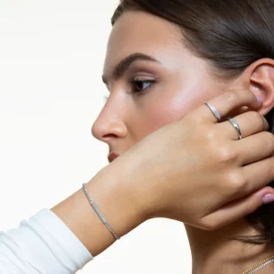 XENOX Armbänder^TAG Armband 925/- Sterlingsilber, rhodiniert