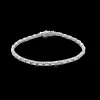 XENOX Armbänder^TENNISARMBAND 925/- Sterlingsilber mit Zirkonia-Steinen, rhodiniert silberfarben